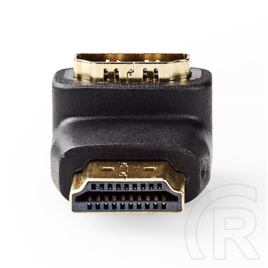 Nedis CVGB34901BK HDMI átalakító adapter (aranyozott, 90°-os, fekete)