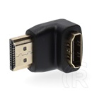 Nedis CVGB34901BK HDMI átalakító adapter (aranyozott, 90°-os, fekete)