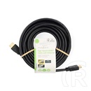 Nedis CVGL34060BK100 ultra HD HDMI kábel (HDMI dugó / dugó, 10 m, 4K@60Hz, ARC, 18 Gbps, aranyozott csatlakozók)