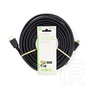 Nedis CVGL34060BK150 HDMI kábel (HDMI dugó / dugó, 4K@60Hz, ARC, 18 Gbit/s, aranyozott csatlakozók, 15 m)