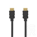 Nedis CVGL34060BK15 HDMI kábel (HDMI dugó/dugó, 4K@60Hz, ARC, 18 Gbps, aranyozott csatlakozók, 1,5 m)
