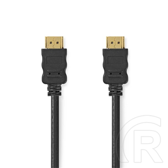 Nedis CVGL34060BK200 ultra HD HDMI kábel (HDMI dugó / dugó, 4K@60Hz, ARC, 18 Gbps, aranyozott csatlakozók, 20 m)