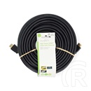 Nedis CVGL34060BK200 ultra HD HDMI kábel (HDMI dugó / dugó, 4K@60Hz, ARC, 18 Gbps, aranyozott csatlakozók, 20 m)