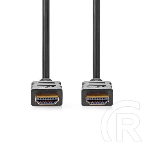 Nedis CVGL34060BK30 HDMI kábel (HDMI dugó/dugó, 4K@60Hz, ARC, 18 Gbit/s, 3 m, fekete)