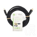 Nedis CVGL34060BK50 Ultra HD HDMI kábel (HDMI dugó / dugó, 4K@60Hz, ARC, 18 Gbit/s, aranyozott csatlakozók, 5 m)
