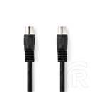 Nedis DIN audio kábel (DIN 5 tűs dugó, nikkelezett, 1 m)