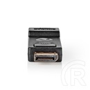 Nedis DisplayPort - HDMI adapter 1080p@60Hz (DisplayPort dugó / HDMI kimenet, egyenes, fekete)