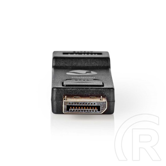 Nedis DisplayPort - HDMI adapter 1080p@60Hz (DisplayPort dugó / HDMI kimenet, egyenes, fekete)