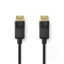 Nedis DisplayPort 1.4 kábel (DisplayPort dugó / DisplayPort dugó, 8K@60Hz, 2 m, fekete)