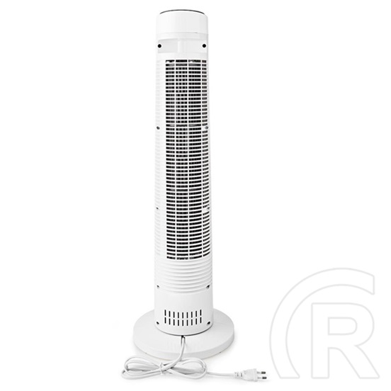 Nedis FNTR13CWT40 oszlopventilátor (50W, 3 fokozat, időkapcsoló, távirányító, fekete-fehér)