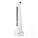 Nedis FNTR13CWT40 oszlopventilátor (50W, 3 fokozat, időkapcsoló, távirányító, fekete-fehér)