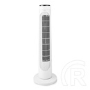 Nedis FNTR13CWT40 oszlopventilátor (50W, 3 fokozat, időkapcsoló, távirányító, fekete-fehér)