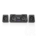 Nedis GSPR21022BK gamer hangszóró készlet (2.2 csatorna, USB tápellátás, 3,5 mm jack, 48 W, LED, hangerőszabályozó)