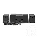 Nedis GSPR21022BK gamer hangszóró készlet (2.2 csatorna, USB tápellátás, 3,5 mm jack, 48 W, LED, hangerőszabályozó)