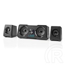 Nedis GSPR21022BK gamer hangszóró készlet (2.2 csatorna, USB tápellátás, 3,5 mm jack, 48 W, LED, hangerőszabályozó)