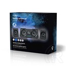Nedis GSPR21022BK gamer hangszóró készlet (2.2 csatorna, USB tápellátás, 3,5 mm jack, 48 W, LED, hangerőszabályozó)
