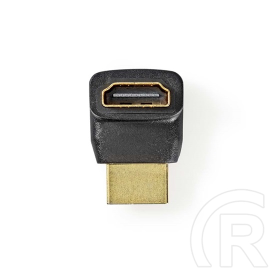 Nedis HDMI átalakító adapter 270° elforgatható (HDMI / HDMI, aranyozott csatlakozó, fekete)