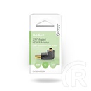 Nedis HDMI átalakító adapter 270° elforgatható (HDMI / HDMI, aranyozott csatlakozó, fekete)