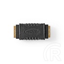 Nedis HDMI toldó (HDMI dugó, aranyozott csatlakozók, egyenes, 4K@30Hz, fekete)
