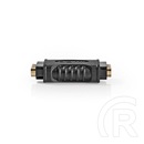 Nedis HDMI toldó (HDMI dugó, aranyozott csatlakozók, egyenes, 4K@30Hz, fekete)