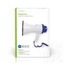 Nedis MEPH150WT megafon (250 m hatótáv, 10 W, 115 dB, 240 s felvétel, beépített mikrofon, beépített sziréna, 4x LR20 ele