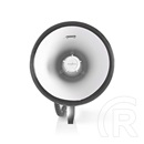 Nedis MEPH200WT megafon (beépített sziréna, levehető mikrofon, 25 W, 135 dB, hatótáv 1500 m, fehér, kék)