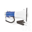 Nedis MEPH200WT megafon (beépített sziréna, levehető mikrofon, 25 W, 135 dB, hatótáv 1500 m, fehér, kék)