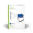 Nedis MEPH200WT megafon (beépített sziréna, levehető mikrofon, 25 W, 135 dB, hatótáv 1500 m, fehér, kék)