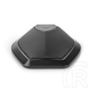 Nedis MICCU100BK asztali konferencia mikrofon (USB, 360°-os hangfelvétel, érintéses némítás, szűrőszivacs)