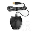 Nedis MICCU100BK asztali konferencia mikrofon (USB, 360°-os hangfelvétel, érintéses némítás, szűrőszivacs)