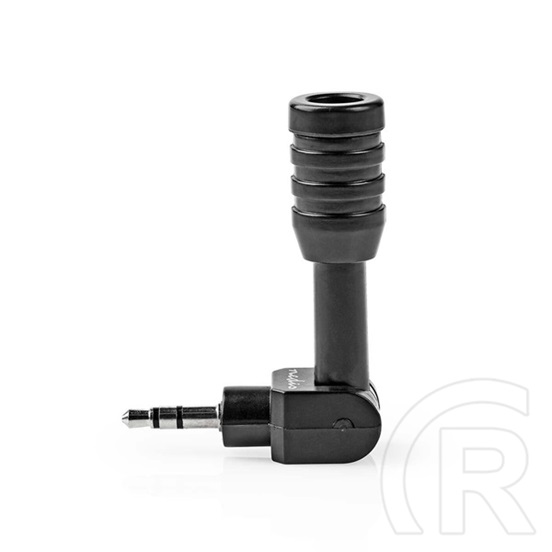 Nedis MICMJ100BK notebook mikrofon (3,5 mm jack, vezetékes, fekete)