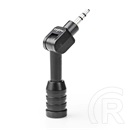 Nedis MICMJ100BK notebook mikrofon (3,5 mm jack, vezetékes, fekete)