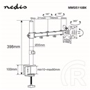 Nedis MMSIS110BK asztali monitor tartó konzol (15-32", VESA 75x75/100x100, max. 8 kg, fekete)