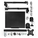 Nedis MMSISNB110BK asztali monitor tartó és laptop állvány (15-32", VESA 75x75/100x100, max. 8 kg, fekete)