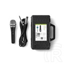 Nedis MPWD50CBK dinamikus mikrofon (5 m kábel, 80 Hz - 12 kHz, 600 Ohm, kapcsoló, fekete-szürke)