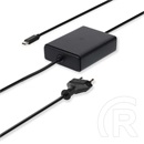 Nedis NBAU45110BK USB-C tápegység (GaN, 45 W, PD, 5 profil, 5/9/12/15/20 V DC, 2,5 m kábel)