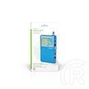 Nedis NWCTM100BU LAN kábel teszter (RJ45, RJ11, BNC, USB AB, 9V elem, max. 180 m, LED kijelző, kék)