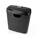 Nedis PASH112BKA4 iratmegsemmisítő (A4, 10 l, DIN P-2, 6 mm csík, fekete)