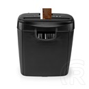 Nedis PASH112BKA4 iratmegsemmisítő (A4, 10 l, DIN P-2, 6 mm csík, fekete)