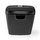 Nedis PASH112BKA4 iratmegsemmisítő (A4, 10 l, DIN P-2, 6 mm csík, fekete)