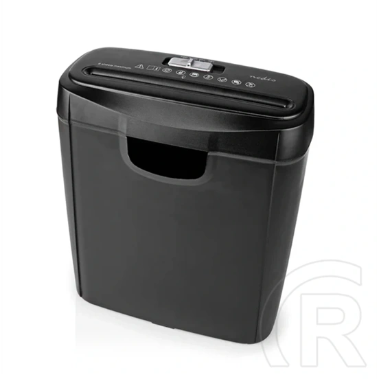 Nedis PASH112BKA4 iratmegsemmisítő (A4, 10 l, DIN P-2, 6 mm csík, fekete)