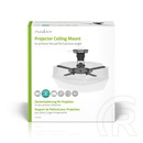 Nedis PJCM100BK projektor konzol (185-327mm, 0-360°, dönthető 90°, max 10 kg, fekete)
