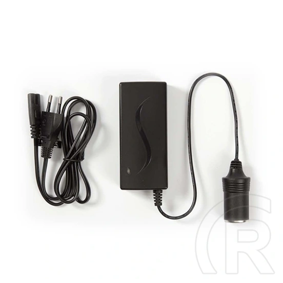 Nedis POCO100 tápegység (230 V AC 50 Hz bemenet, 12 V DC kimenet, 60 W, 5 A, szivargyújtó kimenet, Euro dugasz CEE 7/16,