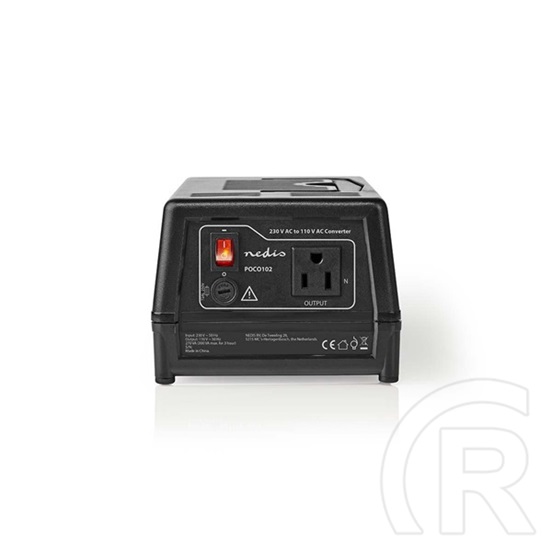 Nedis POCO102 feszültségátalakító (230 V AC › 110 V AC, 300 W, asztali kivitel, USA)