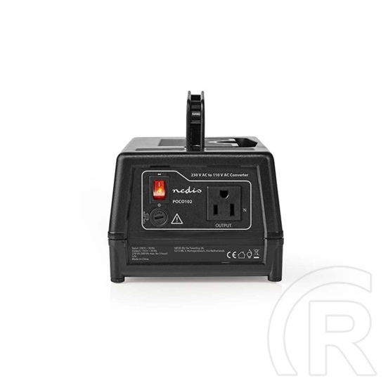 Nedis POCO102 feszültségátalakító (230 V AC › 110 V AC, 300 W, asztali kivitel, USA)