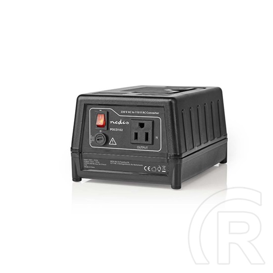 Nedis POCO102 feszültségátalakító (230 V AC › 110 V AC, 300 W, asztali kivitel, USA)