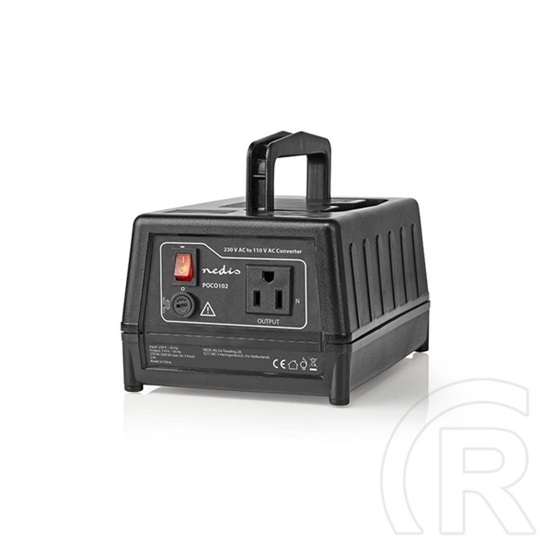 Nedis POCO102 feszültségátalakító (230 V AC › 110 V AC, 300 W, asztali kivitel, USA)