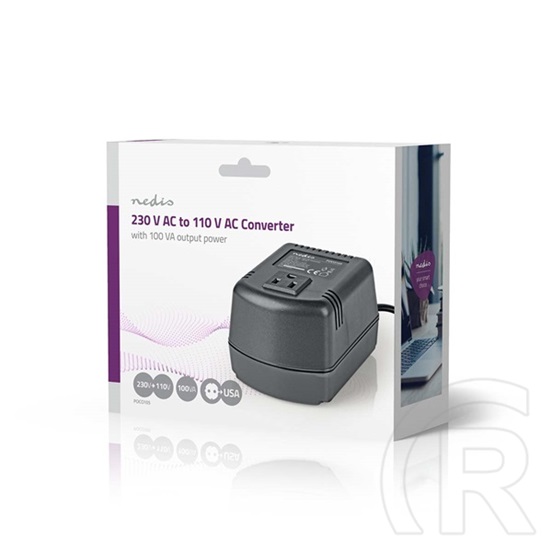 Nedis POCO105 feszültségátalakító (230V - 110V, 0,9A, 70W, USA)