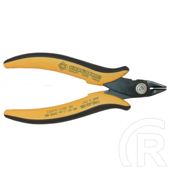 Nedis Piergiacomi PG-TRE03NB 128 mm oldalcsípő fogó (138 mm hossz, acél 2,5 mm, vágási kapacitás 16 AWG)