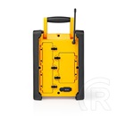 Nedis RDFM3100 munka rádió (v4.2, 15w, ipx5 vízálló, 20 FM állomás, 3,5 mm audióbemenet, sárga)